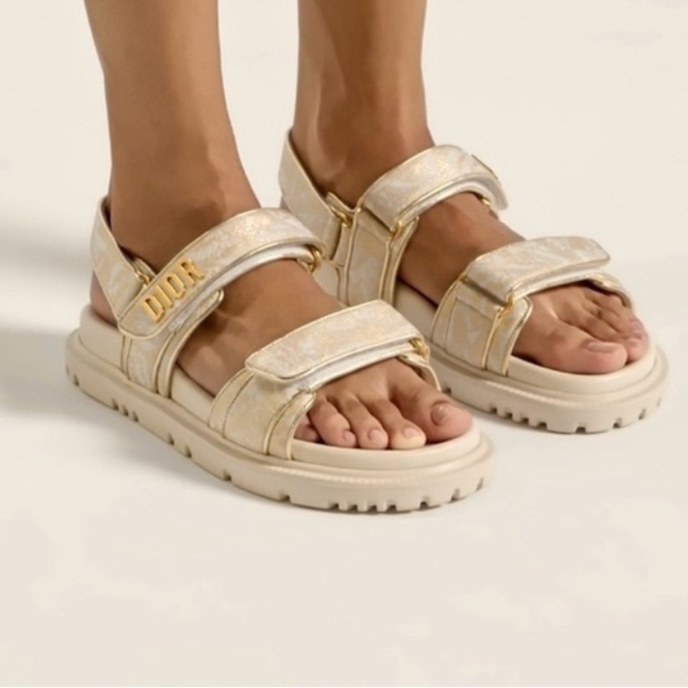 Brand New! Dior Act Sandal Technical Fabric Butterfly Print  OFFER 25%OFF